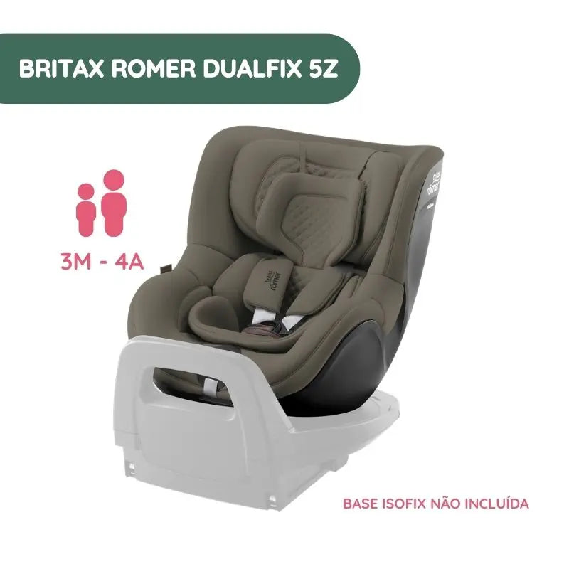 Britax Romer Dualfix 5Z Car Seat - Urban Olive - LUX
