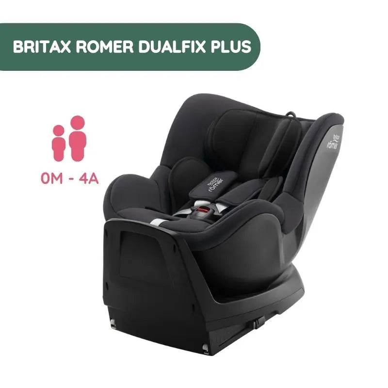 Britax Romer Dualfix Plus - Midnight Grey