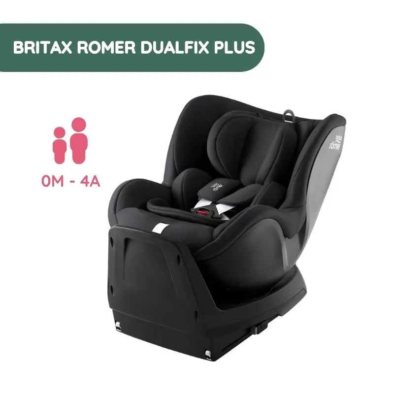 Britax Romer Dualfix PLUS Car Seat - Moonlight Blue from 0 months to 4 years