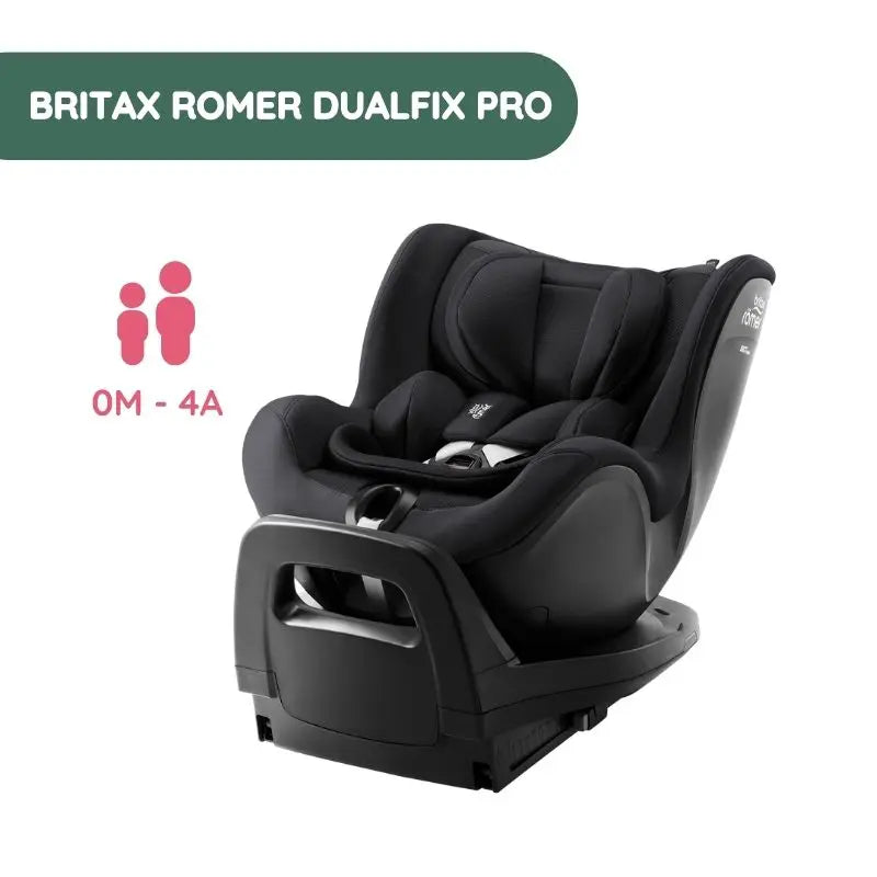 Britax Romer DualFix PRO Car Seat - Carbon Black from 0 months to 4 years - Style