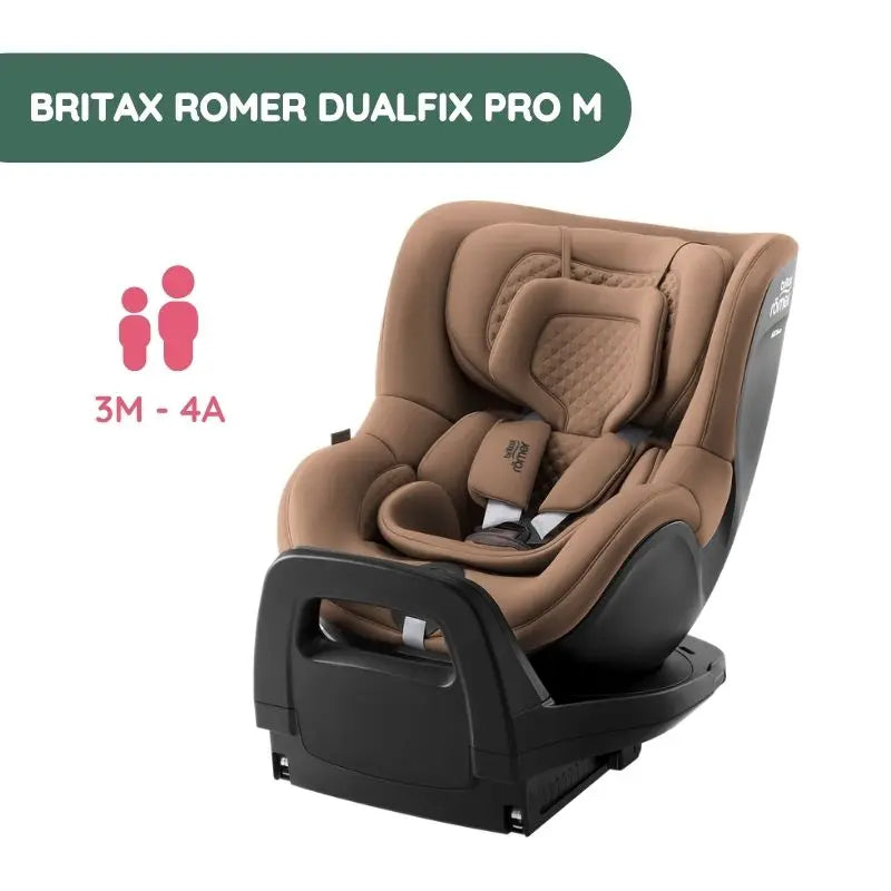 Britax Romer DualFix PRO M Car Seat - Warm Caramel from 3 months to 4 years - LUX