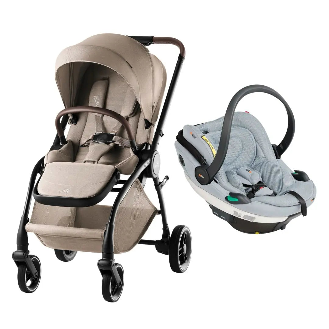 Britax Römer Duo Rio Carrinho de Bebé + BeSafe Go Beyond - Style Teak