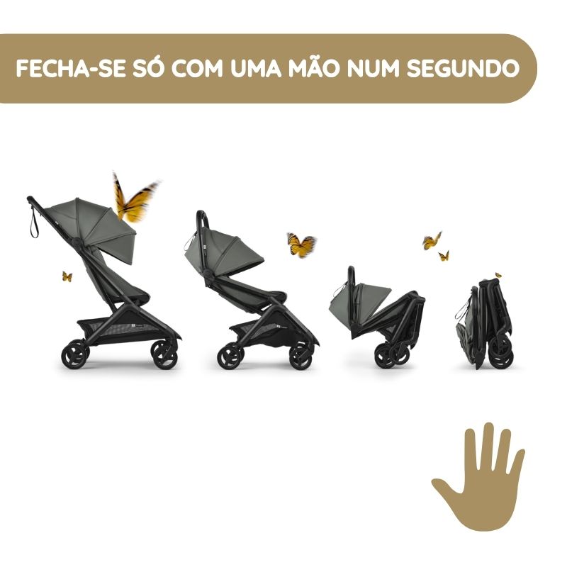 Bugaboo Carrinho de Bebé Butterfly 2 - Forest Green