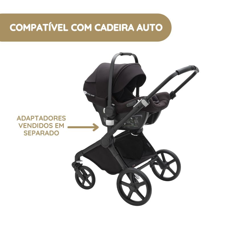Bugaboo Carrinho de Bebé Fox Cub completo - Midnight black