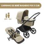 Bugaboo Carrinho de Bebé Fox Cub completo - Desert Taupe