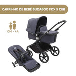Bugaboo Carrinho de Bebé Fox Cub completo - Stormy blue