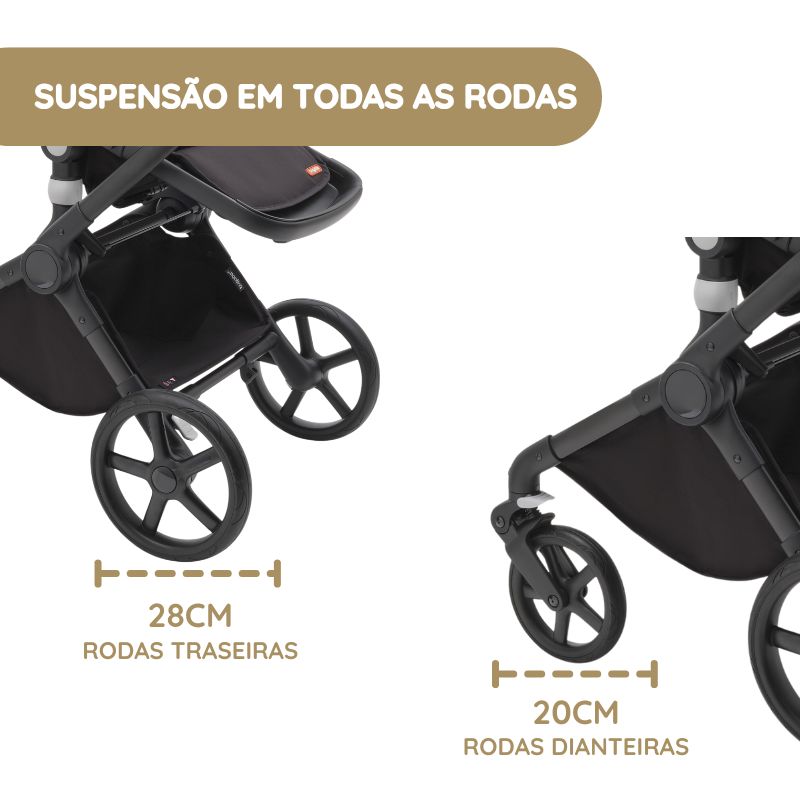 Bugaboo Carrinho de Bebé Fox Cub completo - Desert Taupe