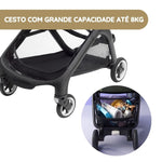 Bugaboo Carrinho de Bebé Butterfly - Black/Dark Cherry