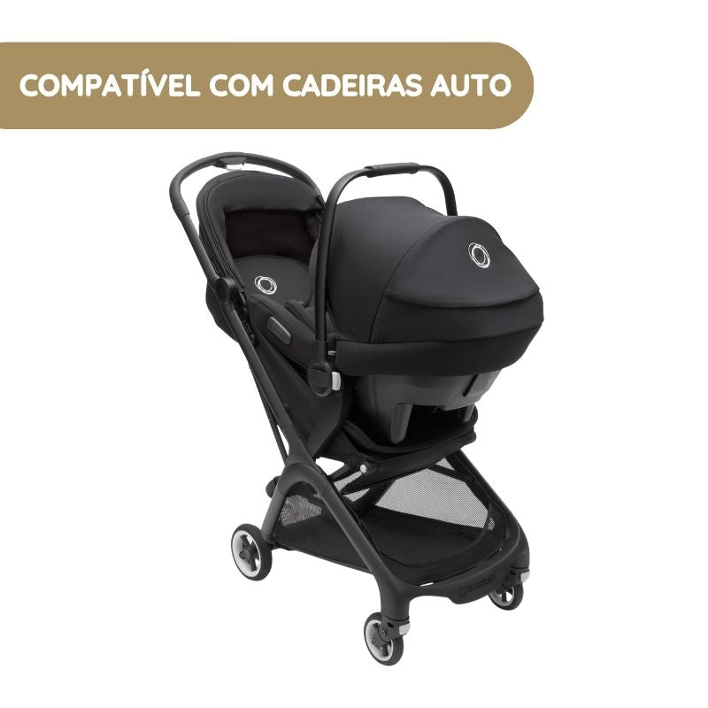 Bugaboo Carrinho de Bebé Butterfly - Black/Dark Cherry
