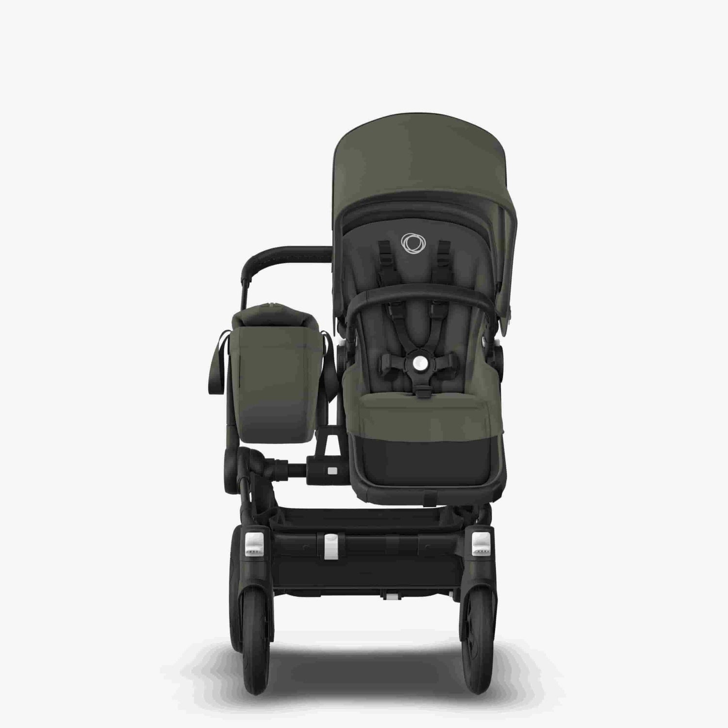 Carrinho de Bebé Donkey 5 Mono Completo da Bugaboo - Cresce com a família - Black/Forest Green
