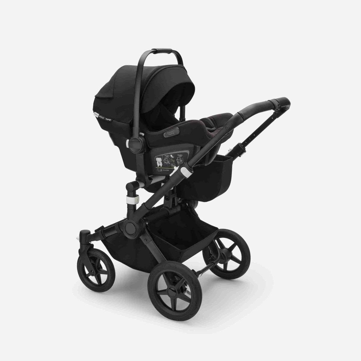 Carrinho de Bebé Donkey 5 Mono Completo da Bugaboo - Cresce com a família - Black/Forest Green