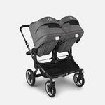 Carrinho de Bebé para Gémeos Bugaboo Donkey 5 Twin - Graphite/Gris Melange