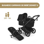 Bugaboo Donkey 6 Carrinho de Bebé - Heritage Black