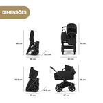 Bugaboo Donkey 6 Carrinho de Bebé - Deep Indigo