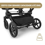 Bugaboo Donkey 6 Carrinho de Gémeos - Cocoa Brown