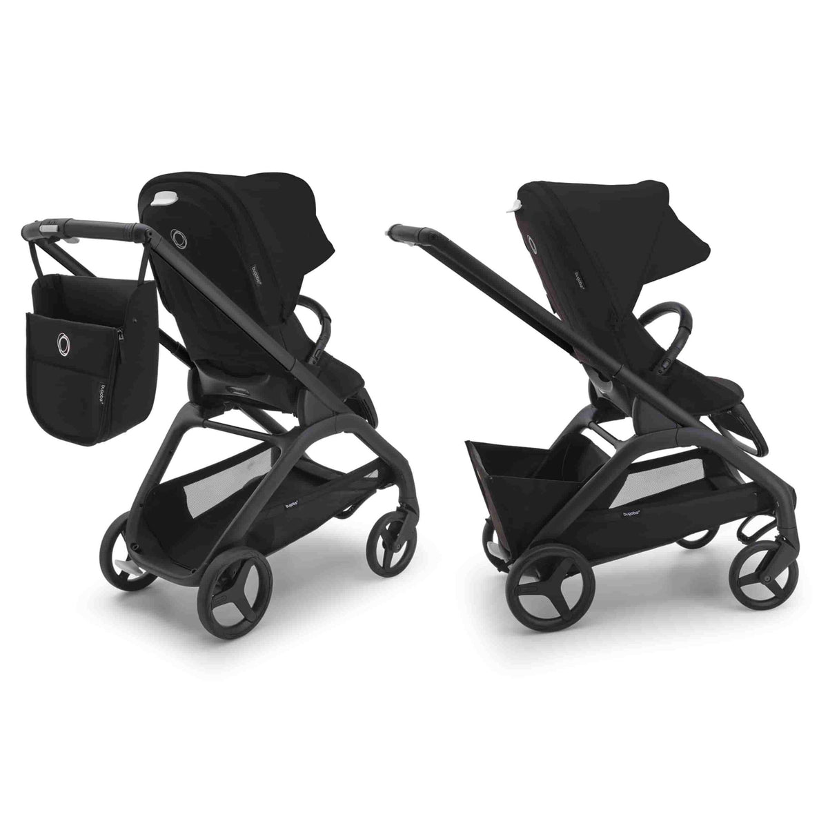 Carrinho de Bebé Dragonfly Completo da Bugaboo - Graphite/Midnight Black/Blue Horizon