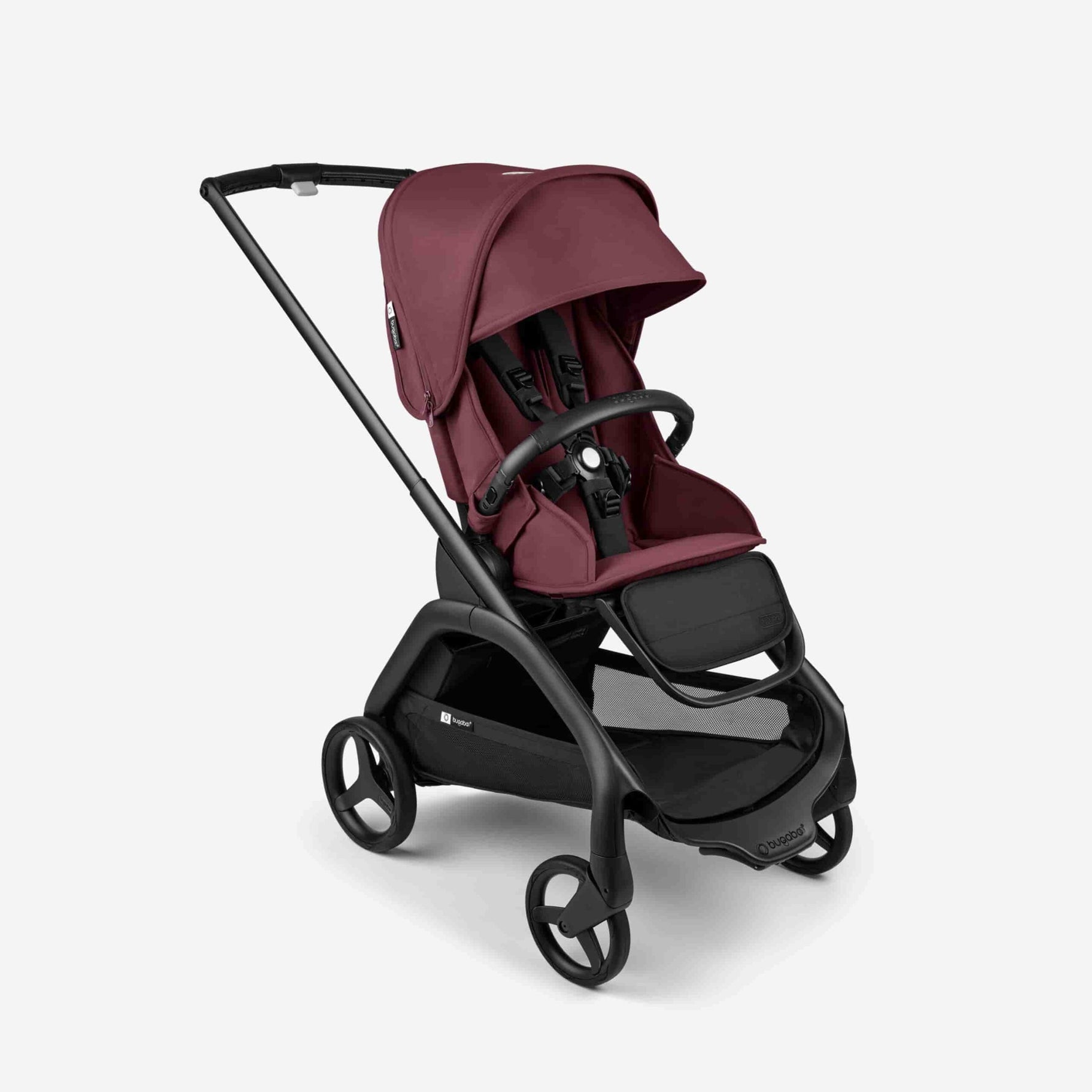 Carrinho de Bebé Dragonfly Completo da Bugaboo - Black/Dark Cherry