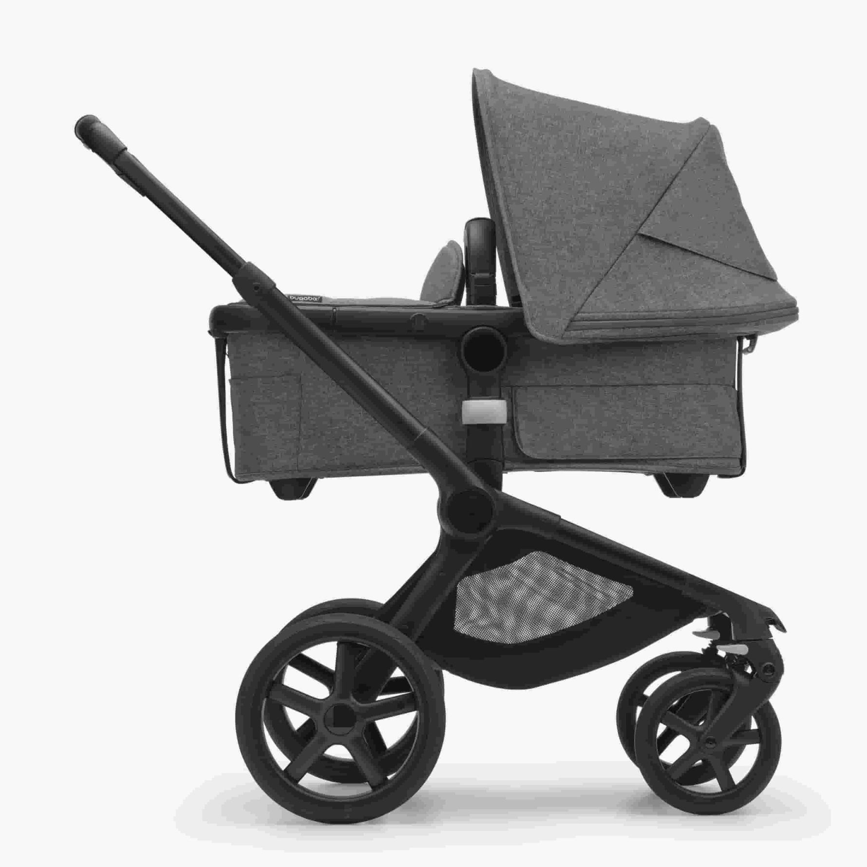 Carrinho de Bebé Fox 5 Completo da Bugaboo  - Black/Grey Melange