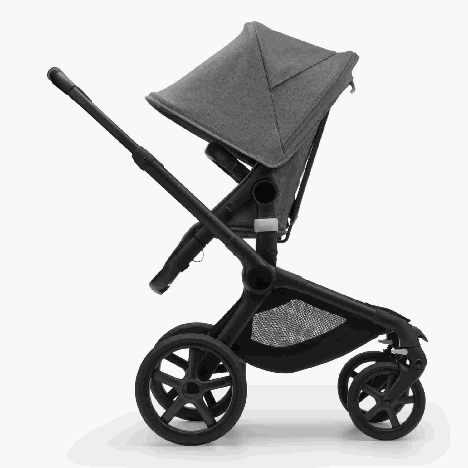 Carrinho de Bebé Fox 5 Completo da Bugaboo  - Black/Grey Melange