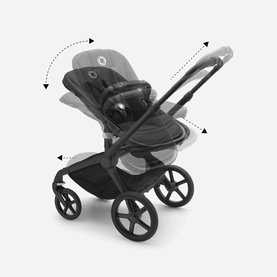 Carrinho de Bebé Fox 5 Completo da Bugaboo - Black/Desert Taupe