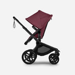 Carrinho de Bebé Bugaboo Fox 5 Renew - Negro/Vermelho Cereja