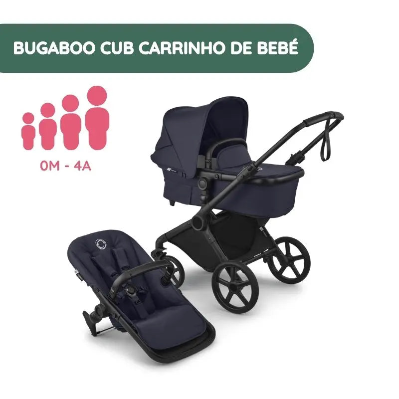 Bugaboo Cub Carrinho de Bebé - Deep Indigo