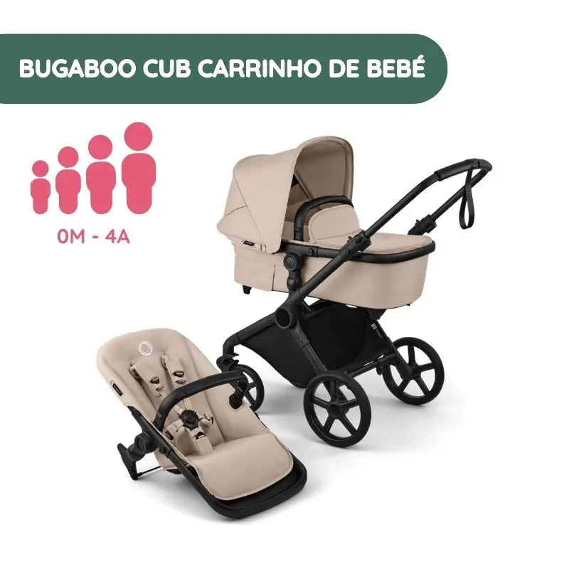 Bugaboo Cub Carrinho de Bebé - Desert Taupe