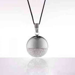 Cache Coeur Bola de Grossesse "Chamador de Anjos" - Shere/Diamond powder/Black rhodium