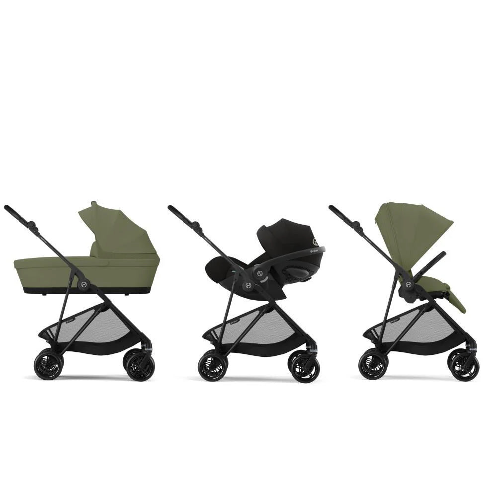 Cybex Carrinho de Bebé Melio Carbon - Moss Green