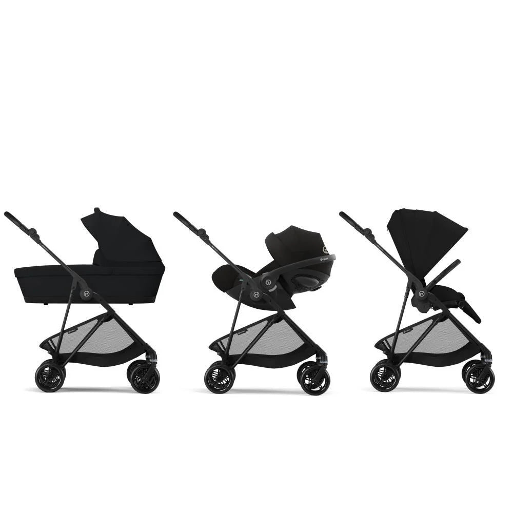 Cybex Carrinho de Bebé Melio Carbon - Magic Black
