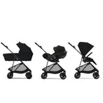 Cybex Carrinho de Bebé Melio Carbon - Magic Black
