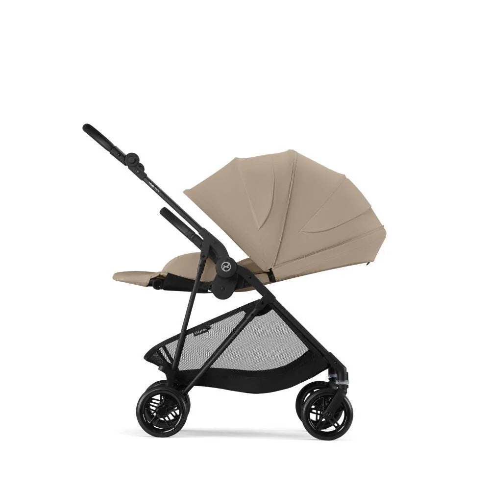 Cybex Carrinho de Bebé Melio Carbon - Almond Beige