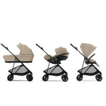 Cybex Carrinho de Bebé Melio Carbon - Almond Beige
