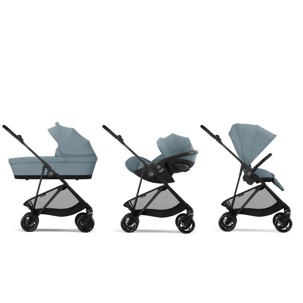 Cybex Carrinho de Bebé Melio Carbon - Stormy Blue