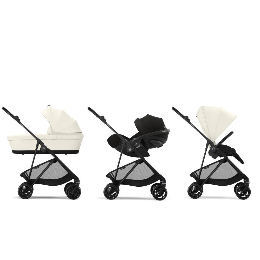 Cybex Carrinho de Bebé Melio Carbon - Canvas White