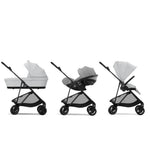 Cybex Carrinho de Bebé Melio Carbon - Fog Grey