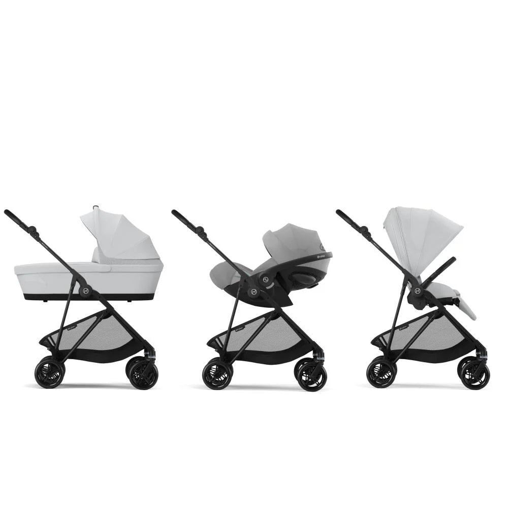 Cybex Carrinho de Bebé Melio Carbon - Fog Grey