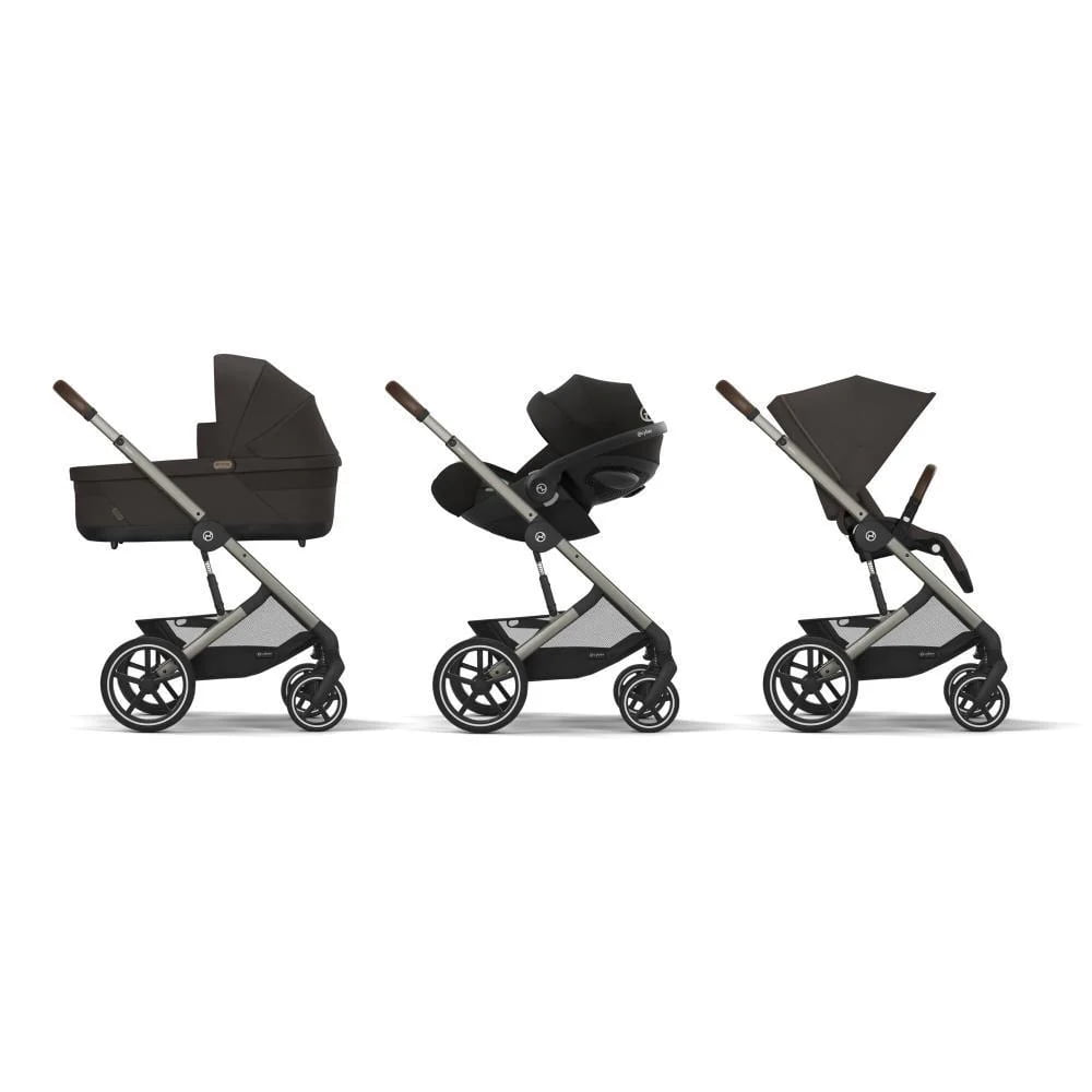 Cybex Carrinho de Bebé Balios S Lux - Chocolate Brown