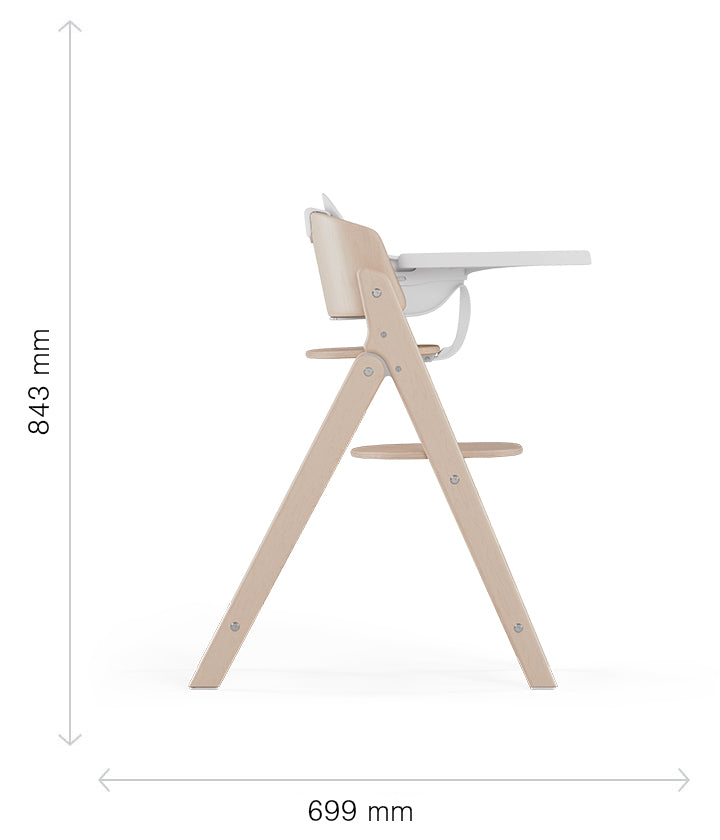 Cybex Cadeira da Papa Click & Fold 3 em 1 - All Natural Dark