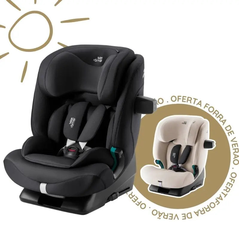 Cadeira Auto Advansafix PRO da Britax Romer - Carbon Black dos 15 meses a 12 anos - Style