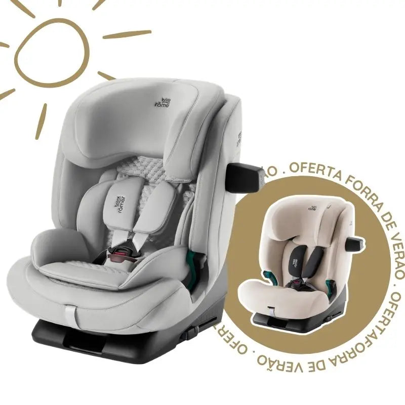 Cadeira Auto Advansafix PRO da Britax Romer - Linen Grey dos 15 meses a 12 anos - LUX