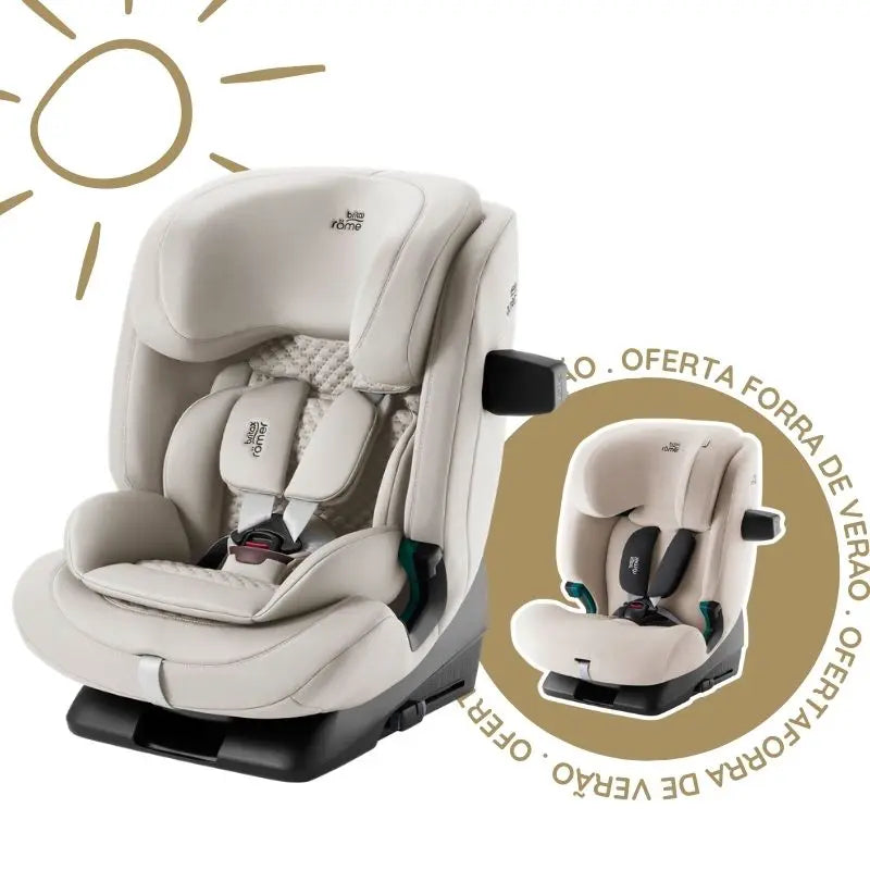 Cadeira Auto Advansafix PRO da Britax Romer - Soft Taupe dos 15 meses a 12 anos - LUX