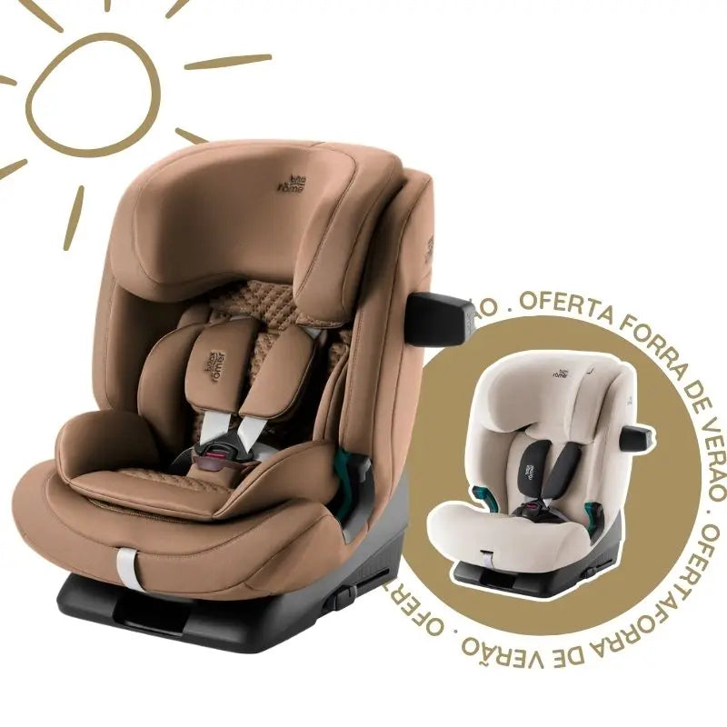 Cadeira Auto Advansafix PRO da Britax Romer - Warm Caramel dos 15 meses a 12 anos - LUX