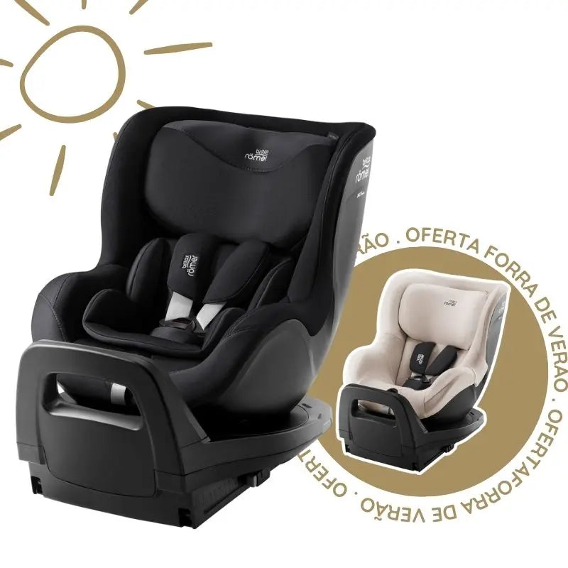 Cadeira Auto DualFix PRO M da Britax Romer - Carbon Black dos 3 meses a 4 anos - STYLE