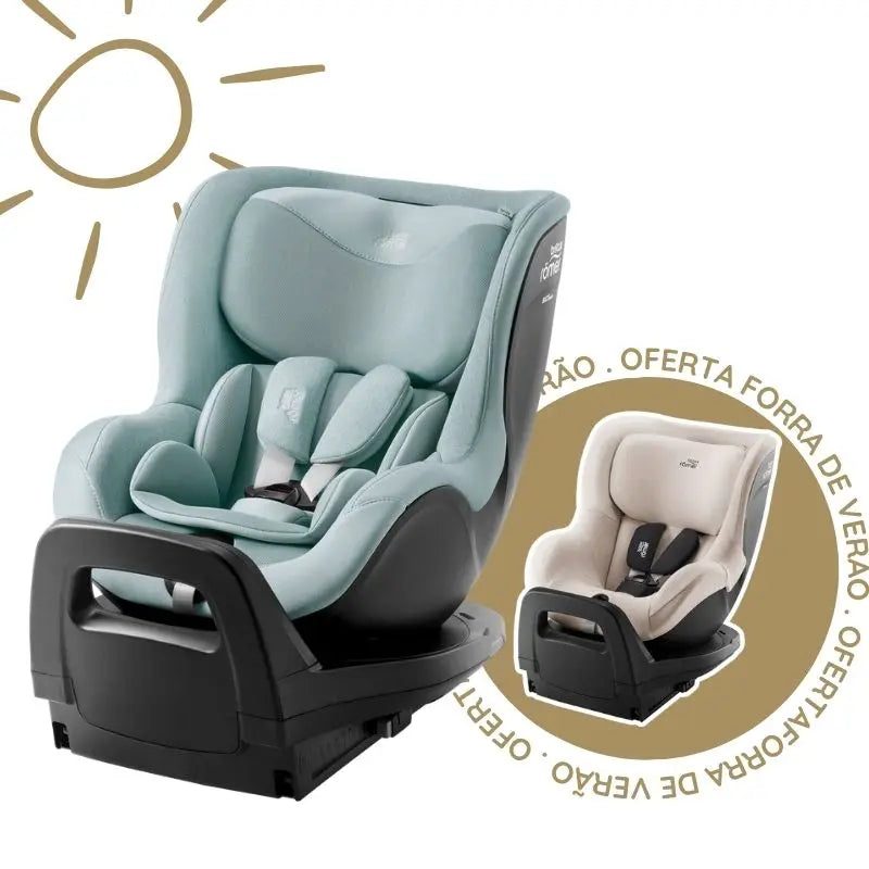 Cadeira Auto DualFix PRO M da Britax Romer  - Harbor Blue dos 3 meses a 4 anos - STYLE