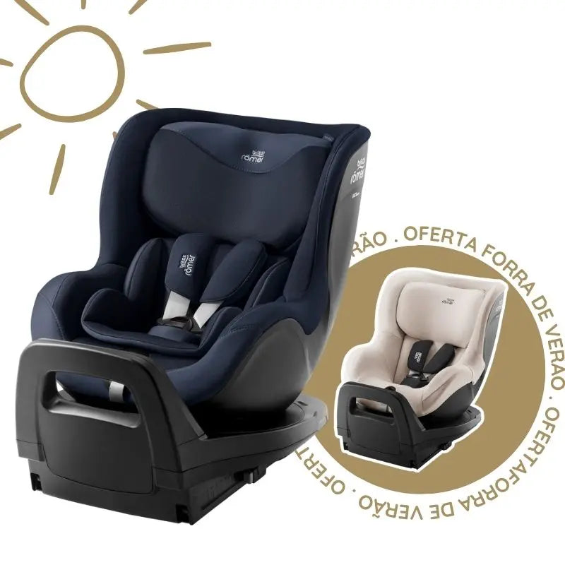 Cadeira Auto DualFix PRO M da Britax Romer - Night Blue dos 3 meses a 4 anos - STYLE