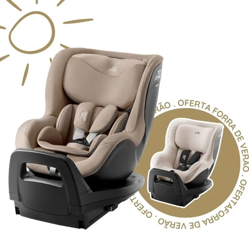 Cadeira Auto DualFix PRO M da Britax Romer  - Teak dos 3 meses a 4 anos - STYLE