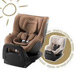 Cadeira Auto DualFix PRO M da Britax Romer - Warm Caramel dos 3 meses a 4 anos - LUX