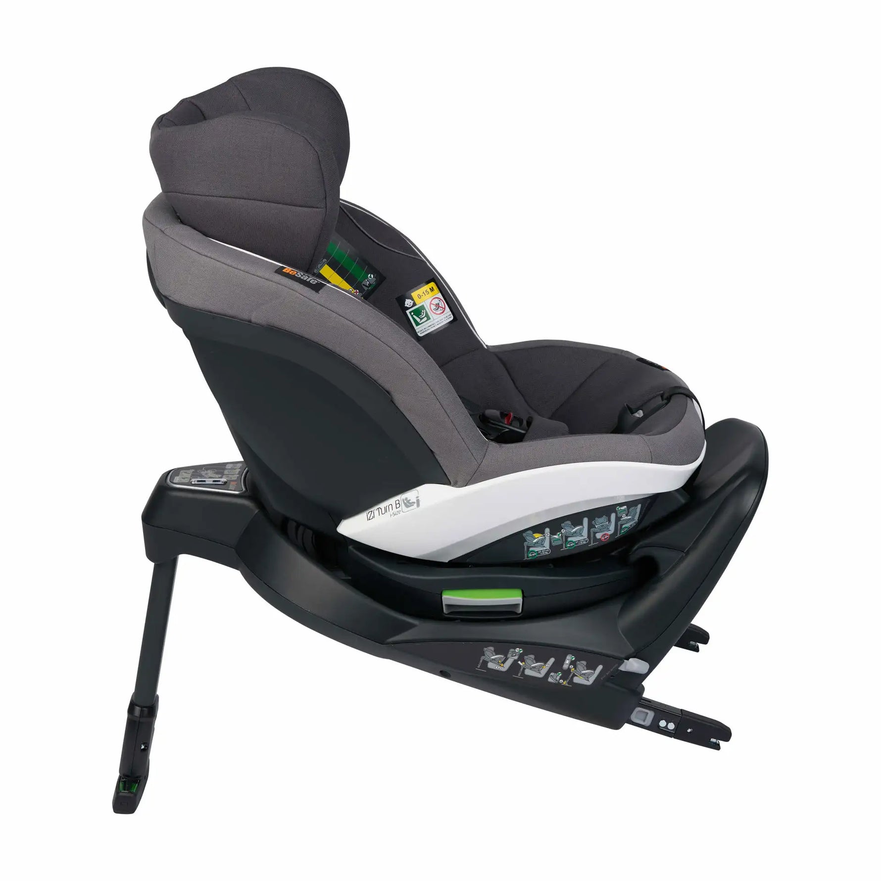 Cadeira Auto Izi Turn B i-Size da BeSafe - Metallic Mélange