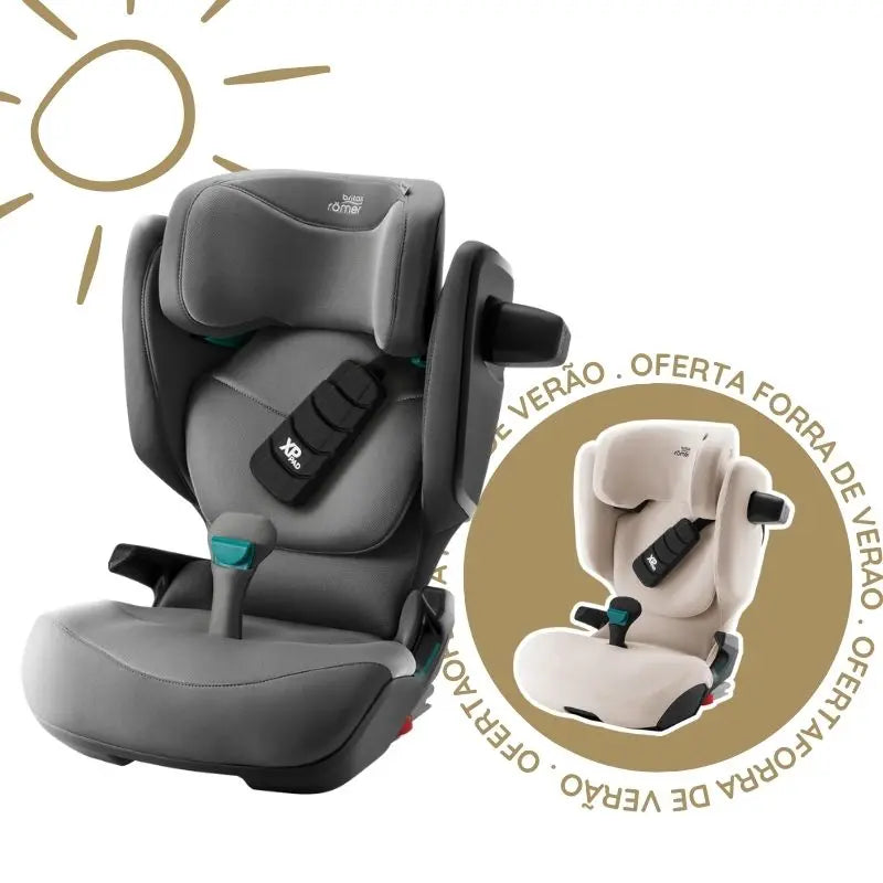 Cadeira Auto Kidfix Pro da Britax Römer - Mineral Grey - Style dos 3.5 aos 12 anos